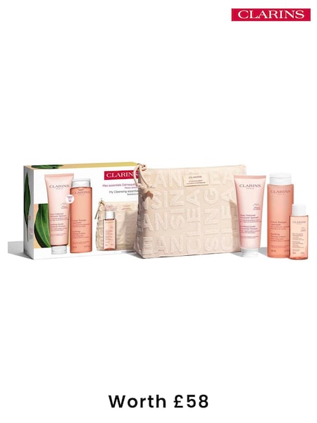 Clarins Cleansing Trousse Sensitive Skin Gift Set (Worth £58) (F33838) | £34