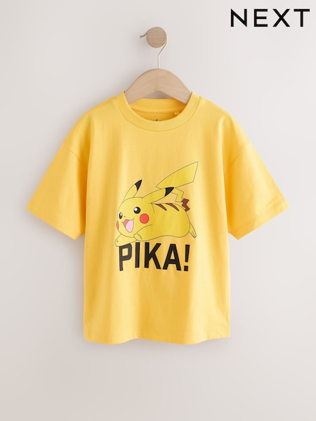 Yellow Pokémon Short Sleeve T-Shirt (3-16yrs) (F34098) | £11 - £13