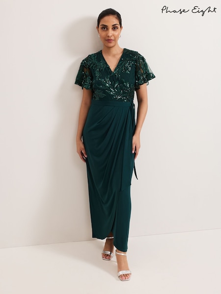 Phase Eight Green Petite Minty Dress (F34141) | £169