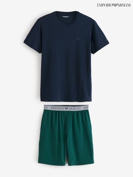 Emporio Armani Regular Fit Pyjamas Set (F34146) | £95