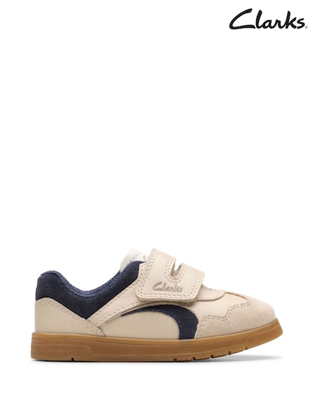 Clarks Natural Newborn Disco Vibe Shoes (F34193) | £42