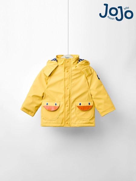 JoJo Maman Bébé Yellow Duck Waterproof Jacket (F34870) | £42.50 - £44.50