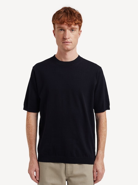 Norse Projects Blue Rhys Knit T-Shirt (F34909) | £160
