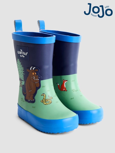 JoJo Maman Bébé Gruffalo Scene Wellies (F34911) | £24.50 - £26.50