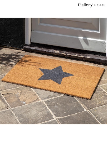 Gallery Home Natural Jumbo Star Coir Doormat (F34993) | £20