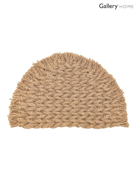 Gallery Home Natural Semi Circle Doormat (F35038) | £20