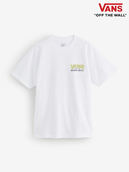 Vans Mens Shop Front Short Sleeve White T-Shirt (F35304) | £30