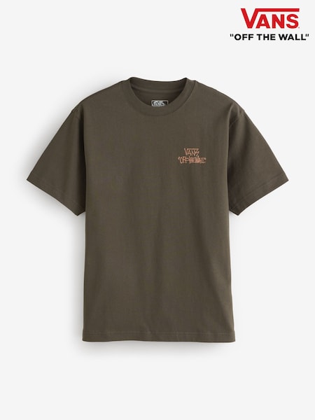 Vans Brown Stomper Loose Fit Short Sleeve T-Shirt (F35324) | £35