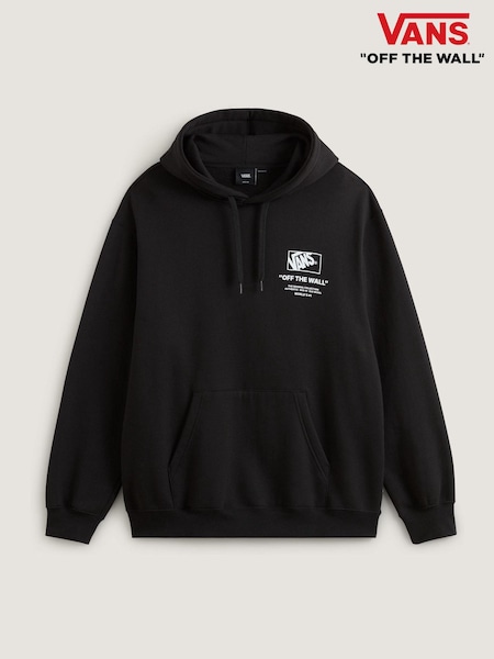 Vans Mens Stockpile Pullover Black Hoodie (F35358) | £60