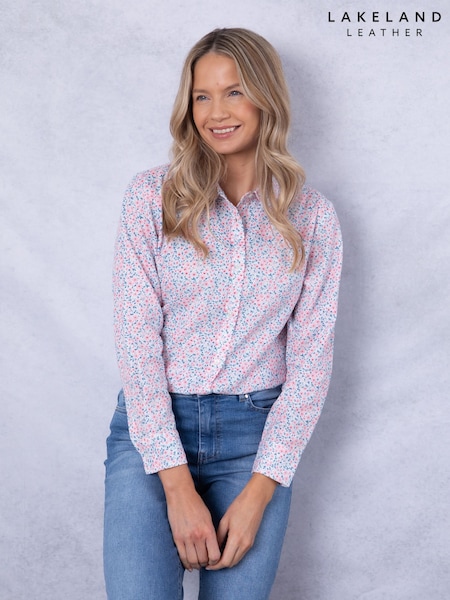 Lakeland Clothing Lark Floral Print 100% Cotton Shirt (F35404) | £40