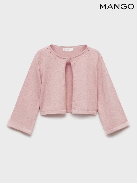 Mango Pink Button Up Cardigan (F35511) | £20