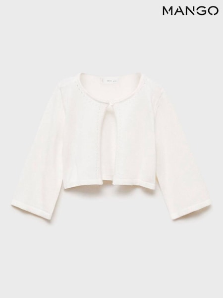 Mango Cream Button Up Cardigan (F35515) | £20