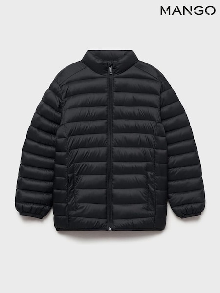 Mango Black Quilted Jacket (F35522) | £26