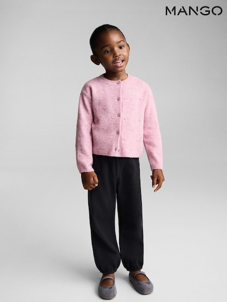 Mango Pink Knitted Cardigan (F35526) | £20