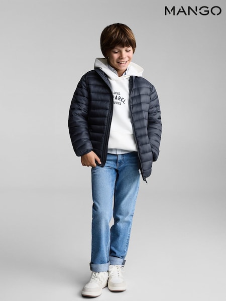 Mango Blue Quilted Jacket (F35532) | £26