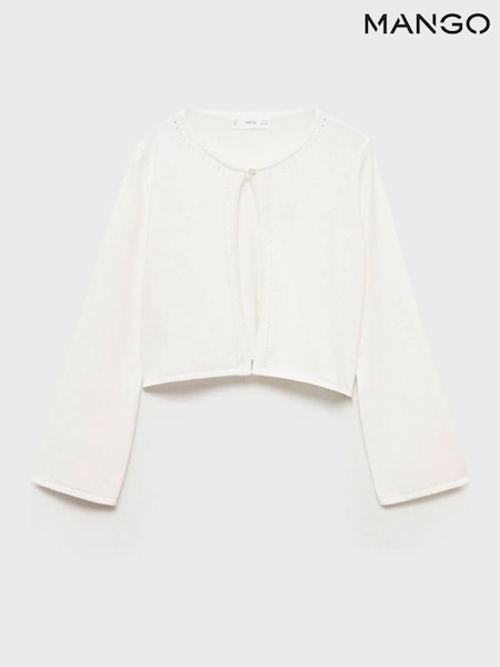Mango Cream Button Up Cardigan (F35541) | £23