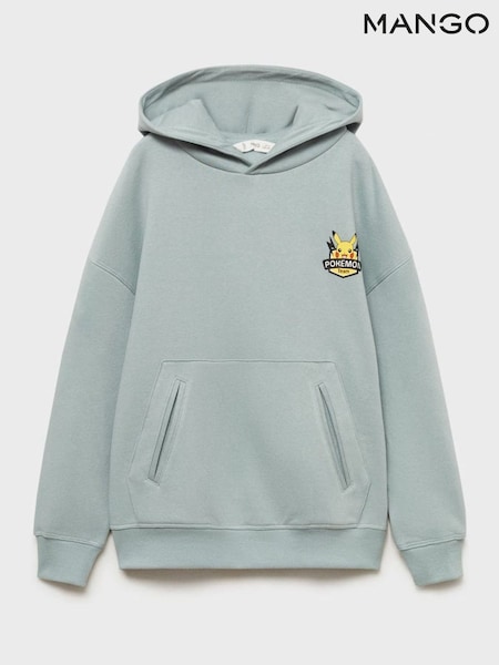 Mango Blue Pokemon Print Hoodie (F35546) | £28