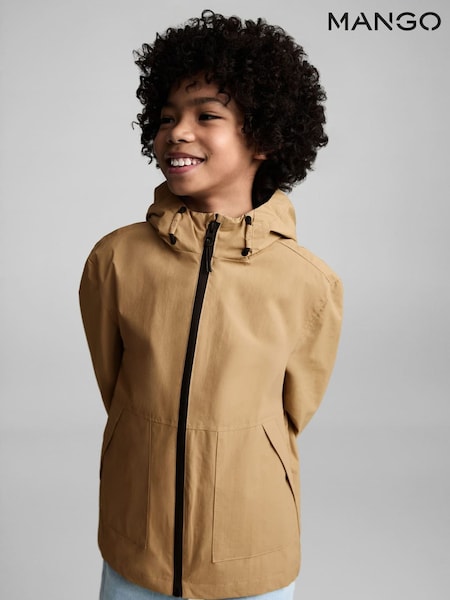 Mango Brown Waterproof Padded Parka (F35547) | £33