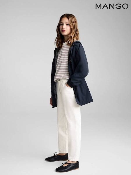 Mango Cream Relaxed Jeans (F35553) | £23