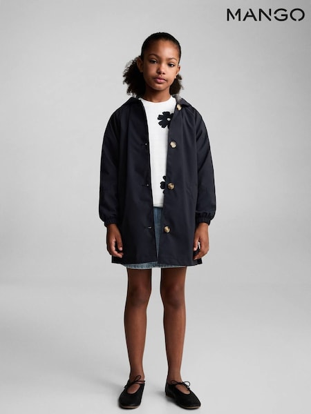 Mango Blue Water-Repellent Jacket (F35554) | £33
