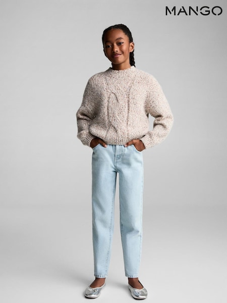 Mango Blue Relaxed Jeans (F35560) | £23