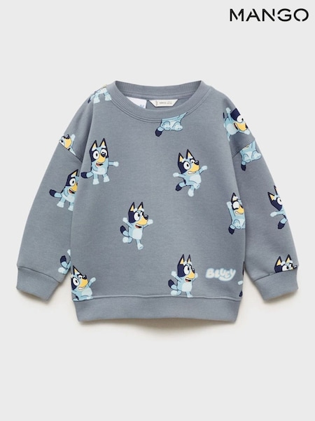 Mango Grey Bluey Print Sweatshirt (F35581) | £23