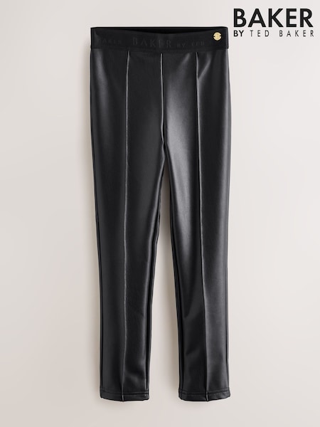 Baker by Ted Baker PU Black Leggings (F35805) | £24 - £28