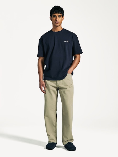 Norse Projects Brown Relaxed Fit Mogens 5 Pocket Twill Trousers (F35889) | £160