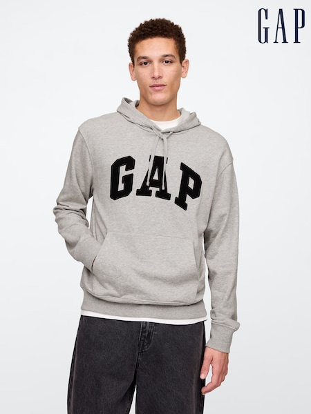 Gap Grey Logo Hoodie (F36042) | £35