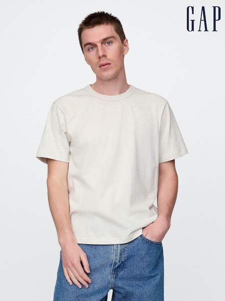 Gap Beige UltraSoft Original T-Shirt (F36066) | £25