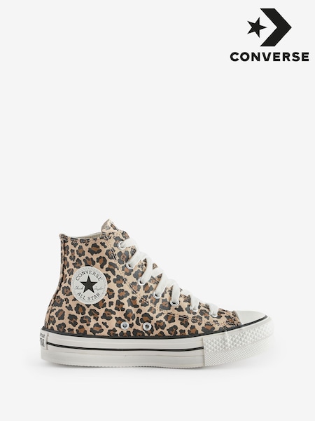 Converse Animal Chuck Taylor Leopard High Lift Trainers (F36226) | £60