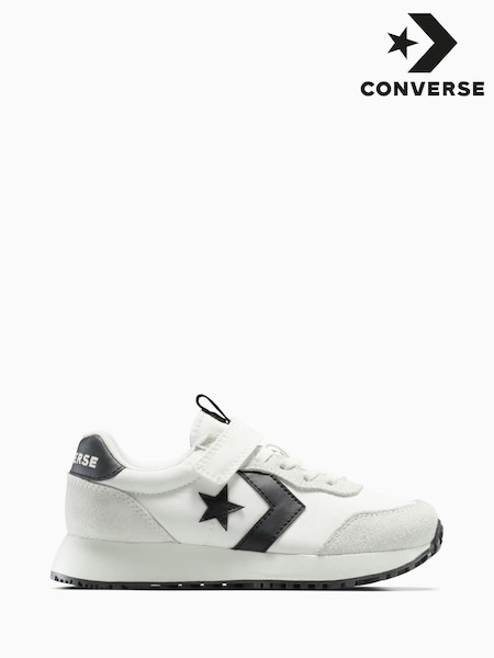 Converse White Omega Kid Easy On Trainers (F36284) | £45