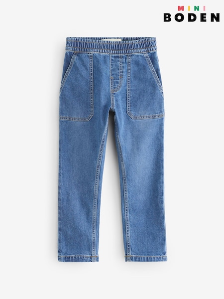 Boden Blue Pull-On Jeans (F36348) | £27 - £32