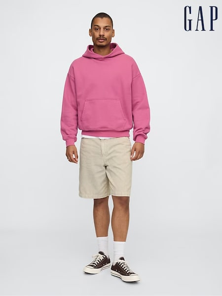 Gap Cream Washed Cotton Corduroy Carpenter Shorts (F36529) | £45