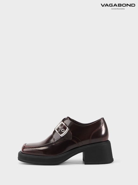 Vagabond Shoemakers Red Dorah Leather Monk Shoes (F36809) | £140
