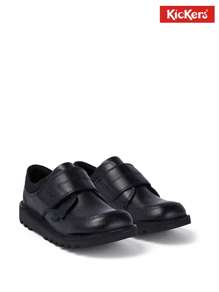 Kickers Black Kick Lo Strap Trainers (F36812) | £60