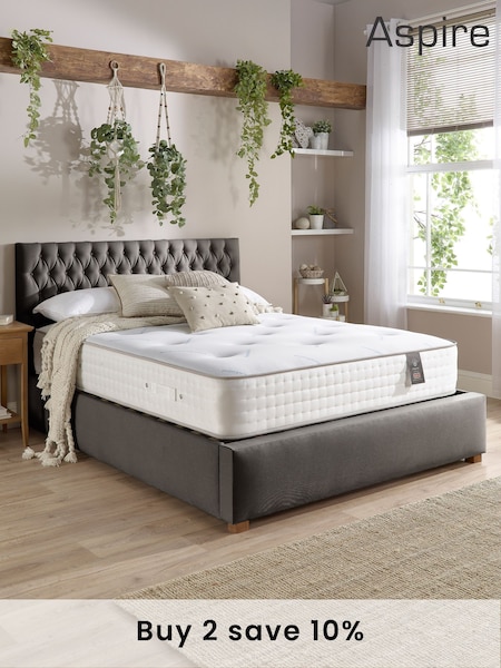 Aspire Furniture 7000 Pocket Climate Cool Wool Dual Sided Mattress (F36827) | £569 - £949