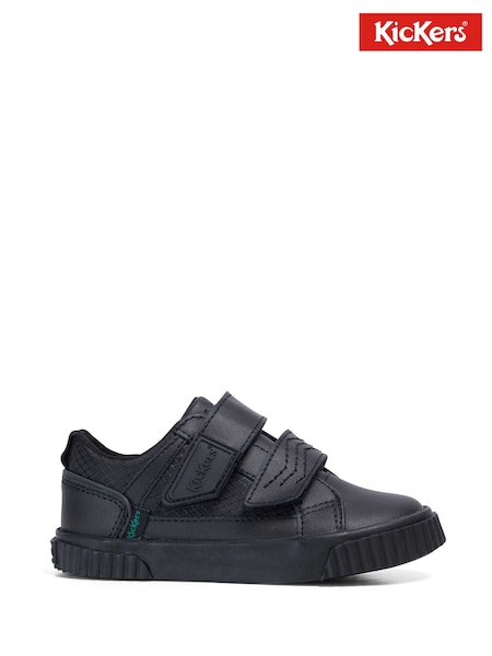 Kickers Black Tovni Twin Flex Strap Trainers (F36871) | £46