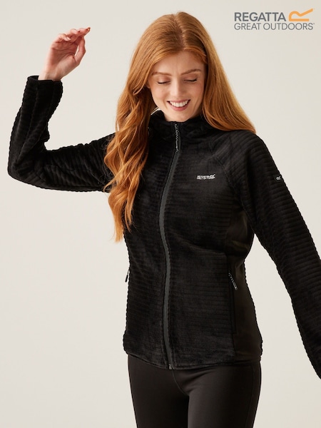 Regatta Black Endra Full Zip Fleece (F36941) | £30