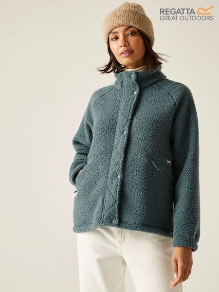 Regatta Green Emilica Borg Fleece (F36956) | £40