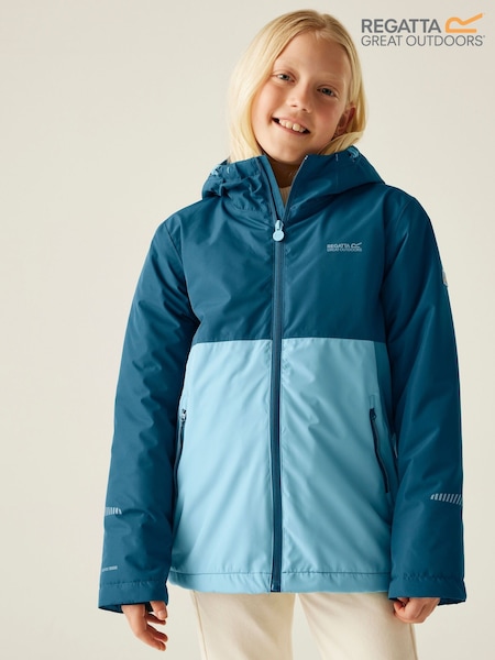 Regatta Blue Hillain Warm Lined Waterproof Borg Lined Jacket (F36992) | £39
