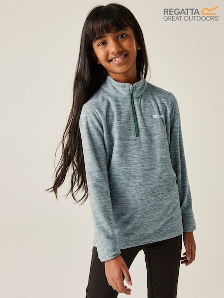Regatta Green Hot Shot Marl Half Zip Fleece (F37129) | £14