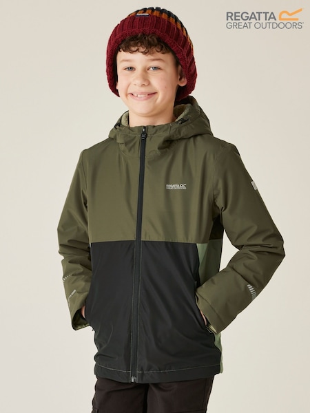 Regatta Green Hillain Warm Waterproof Borg Lined Jacket (F37138) | £39