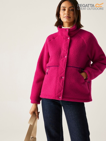 Regatta Red Emilica Borg Fleece (F37191) | £40