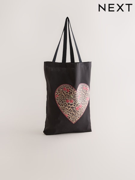 Animal Initial Shopper 100% Cotton Bag (F37209) | £7