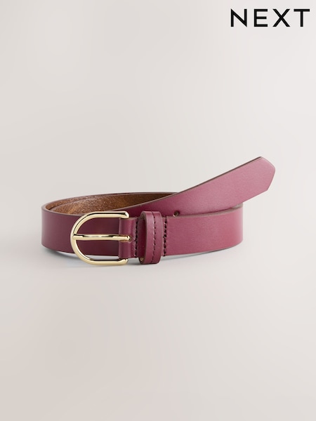Berry Regular Leather Belt (F37292) | £12.50