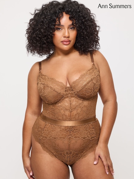 Ann Summers Cream Hold Me Tight Lace Body (F37379) | £29