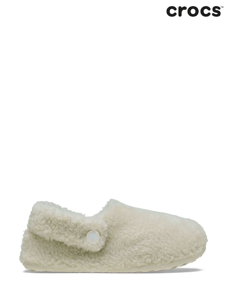 Crocs Natural Toddler Classic Cozzzy Slippers (F37408) | £35