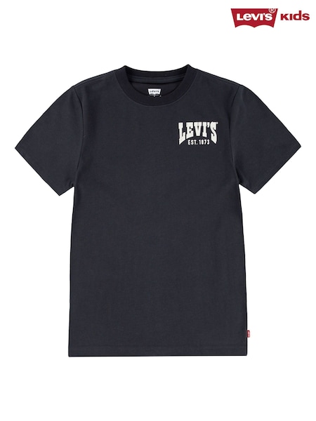 Levi's® Black Western Valley Back Graphic Logo Short Sleeve T-Shirt (F37638) | £18 - £20