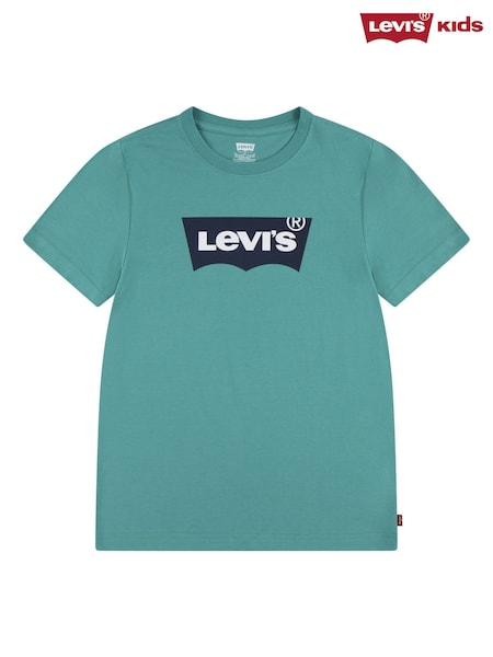 Levi's® Green Batwing Logo Short Sleeve T-Shirt (F37646) | £12 - £14